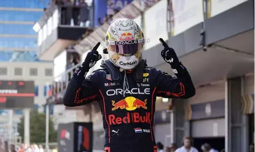 Max, Red Bull Overpower Stuttering Ferrari in Azerbaijan