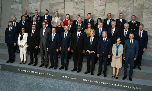 Sick Self-Congratulatory Militarism at the NATO Summit