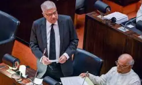 Assertive Wickremesinghe Ignores Protests