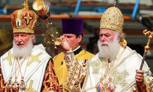 Zelensky Opens Up Church Front