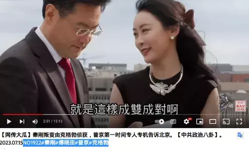 Chinese FM’s Disappearance Rumoured To Be Due To Affair With Double Agent