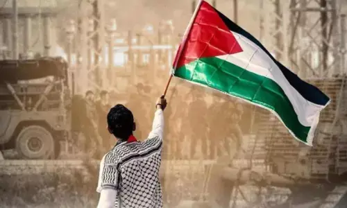 Pro-Palestine Protests  In India Despite Police Action