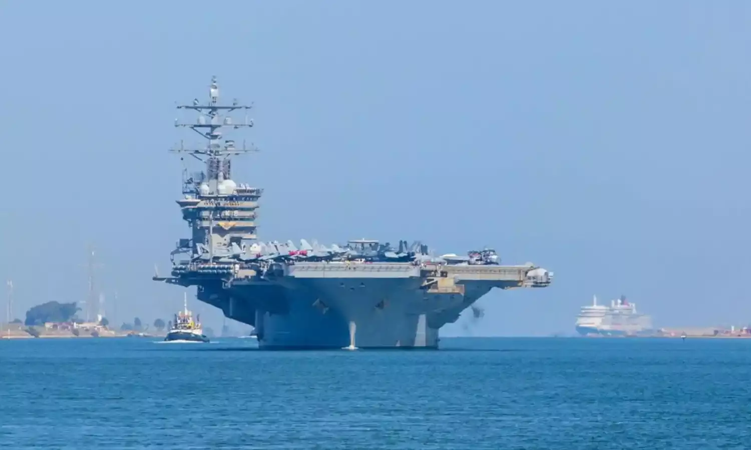 US Lines Up Warships To Contain Middle East Resistance to Israel
