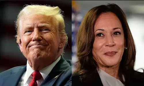 US Presidential Poll - Harris And Trump On Even Keel