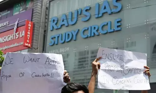 Student Deaths- Rau’s IAS Study Circle Basement Was Illegally Used As A Library