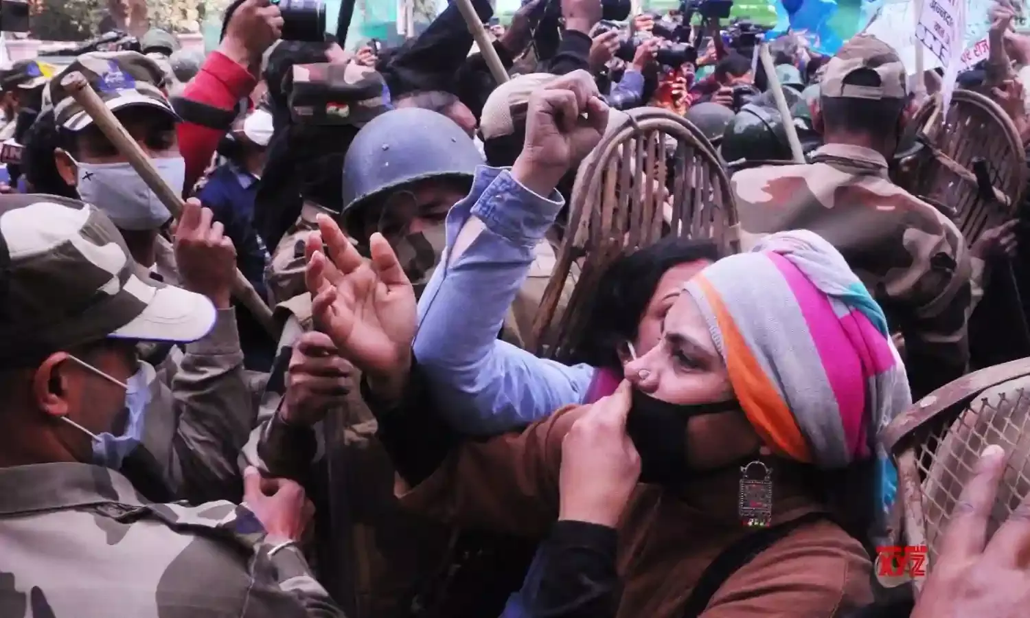 Delhi Citizens Protest in Support of Farmers Movement