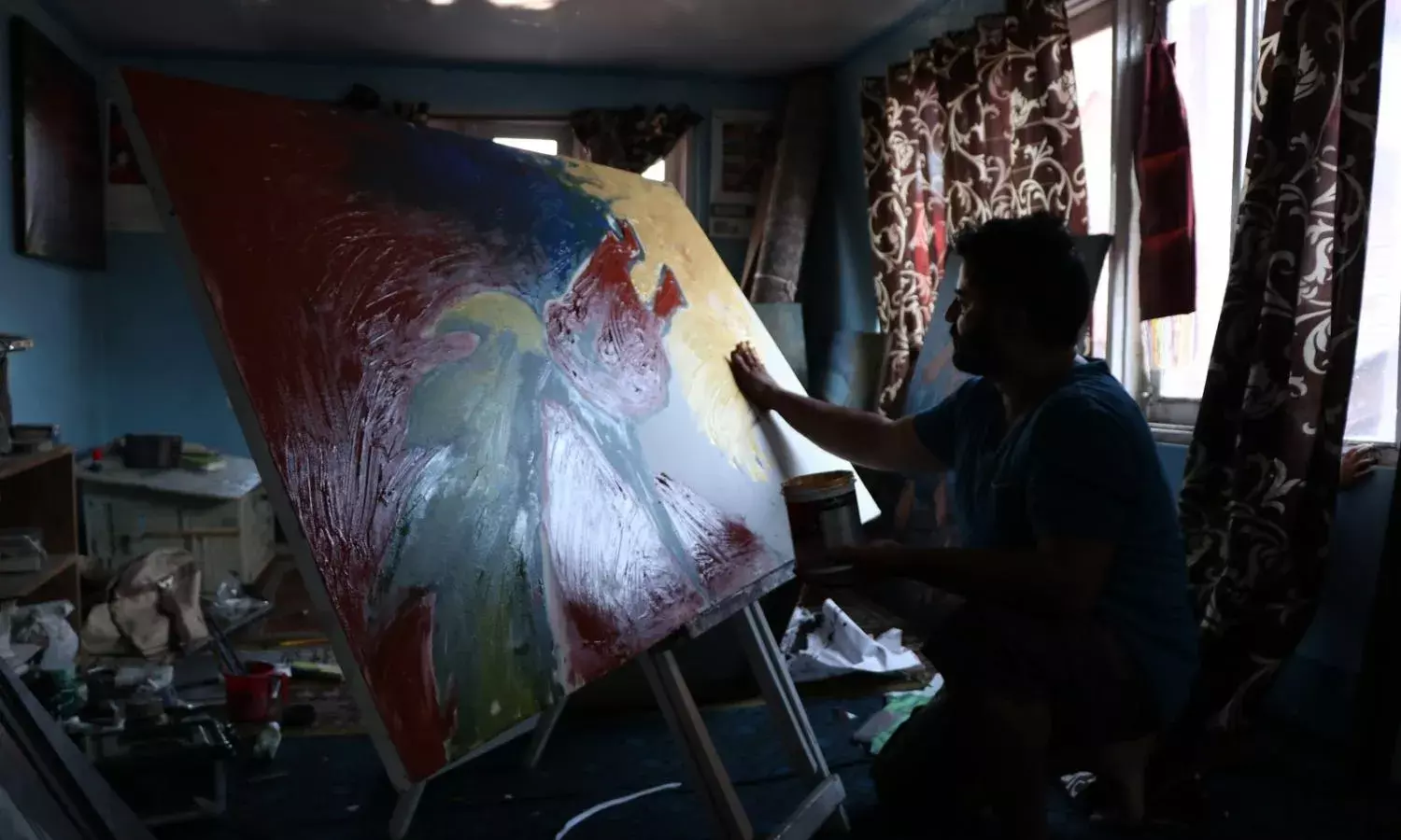Zameer Sheikh, Artist from Baramulla, Says He Works With History Zameer Sheikh, Artist from Baramulla, Says He Works With History