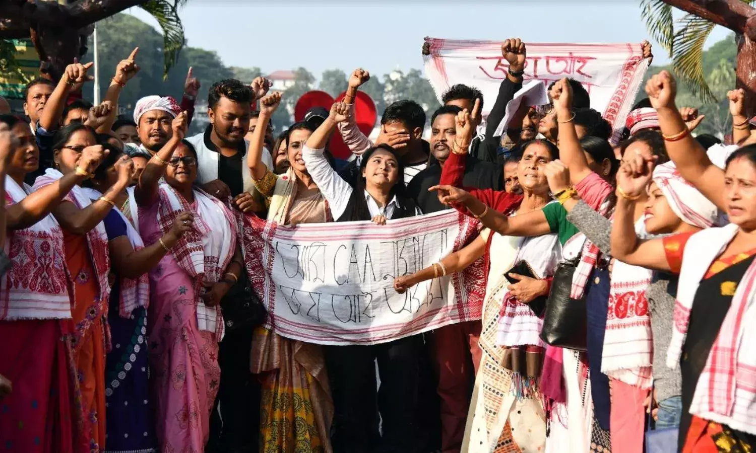 Protests Continue In Assam Protests Continue In Assam