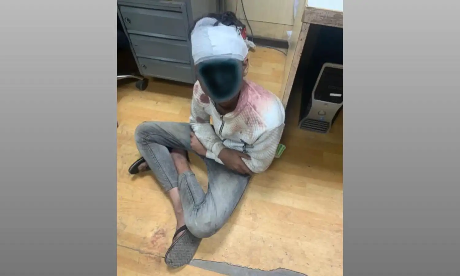 Beaten In and Outside Lock Up