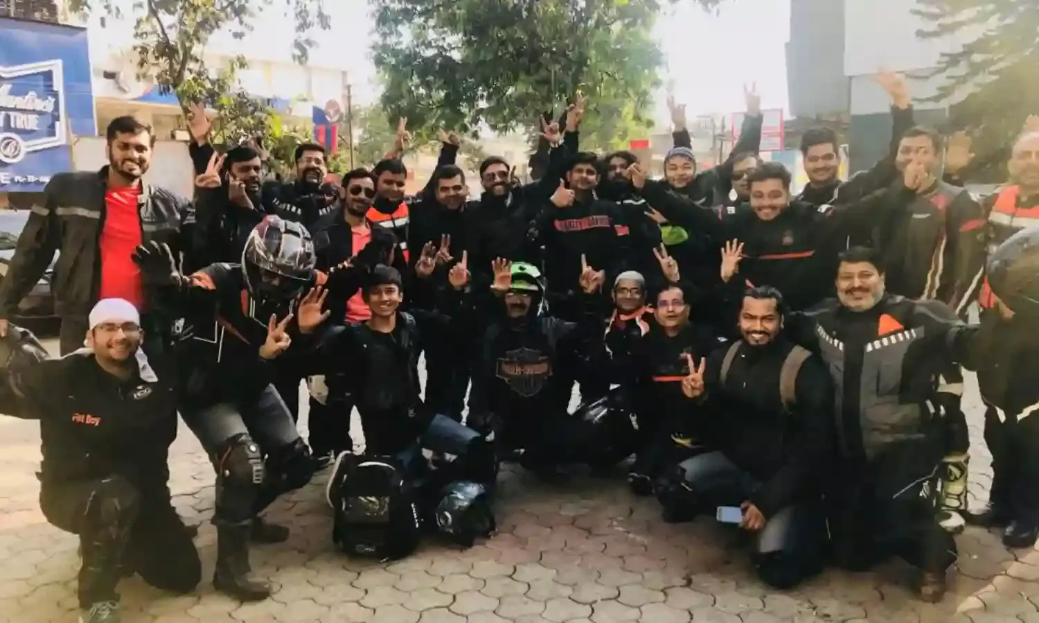 Breakfast Run in the Biker World Breakfast Run in the Biker World