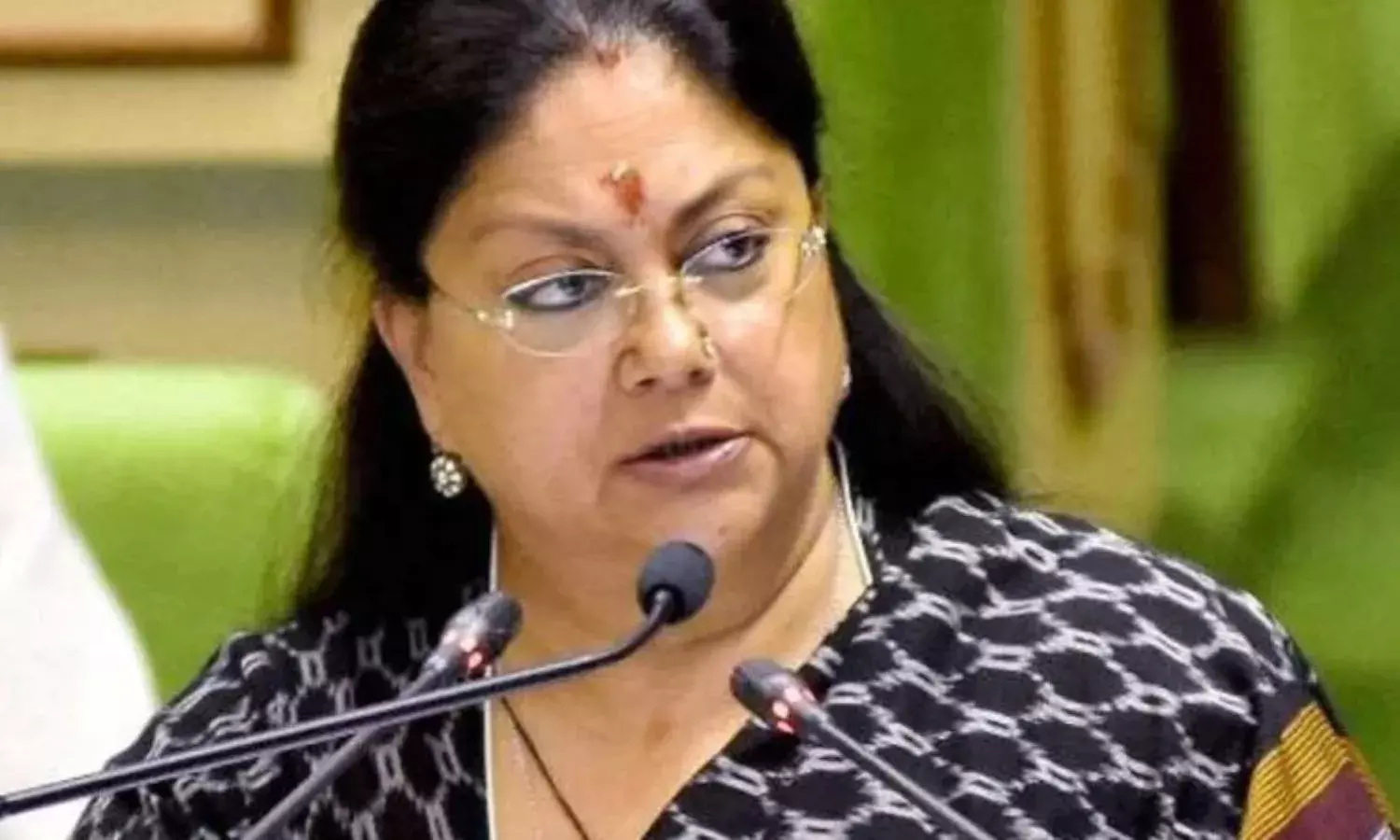 राजस्थान की मुख्यमंत्री के नाम एक पत्र