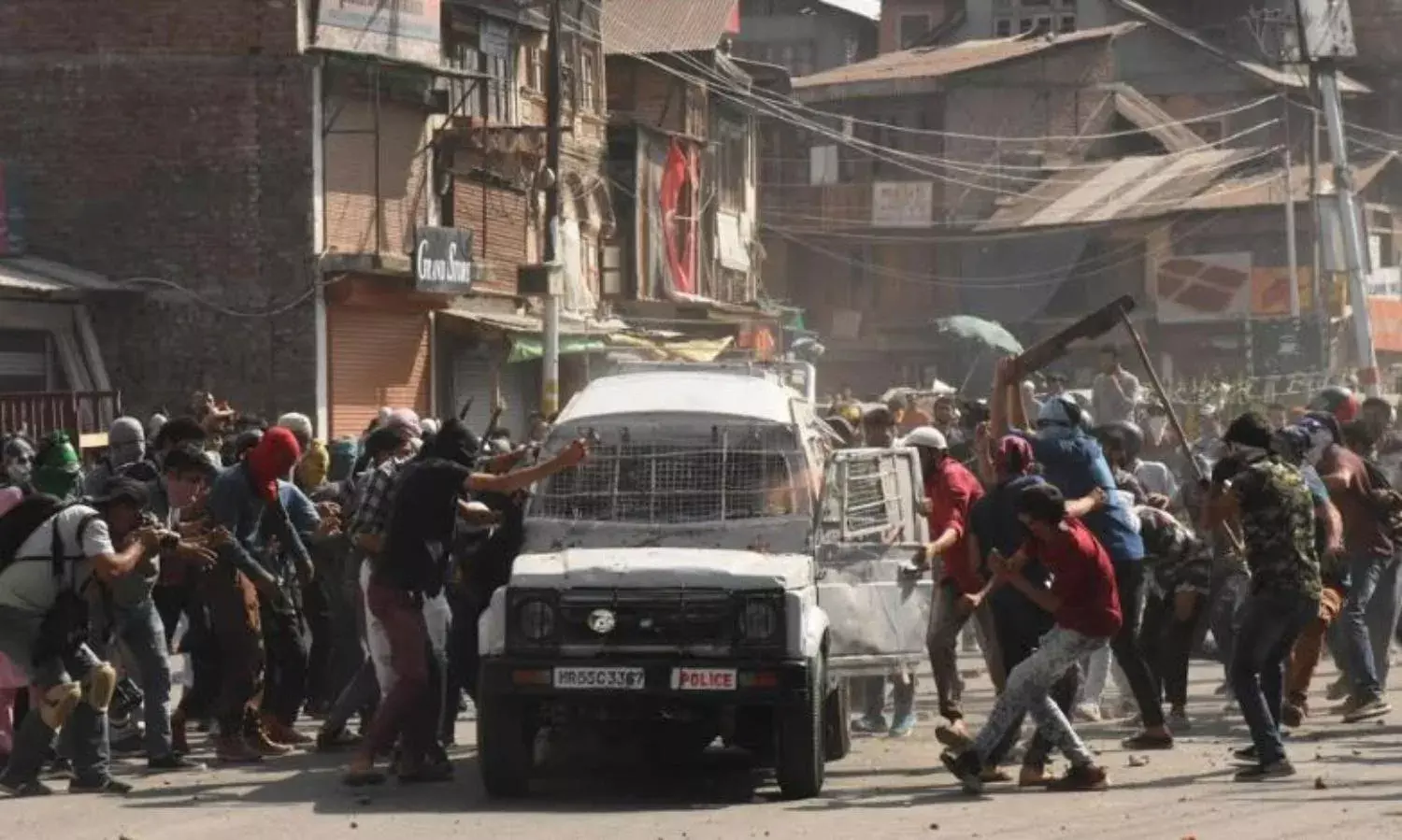Violent Friday in Srinagar: Death and Destruction