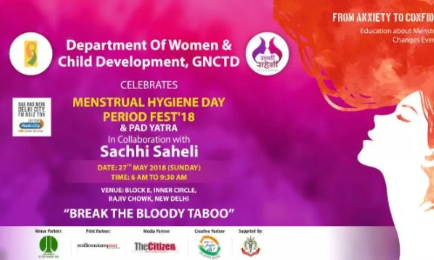 Menstrual Hygiene Day Period Fest & Pad Yatra: All Days are Good Days!