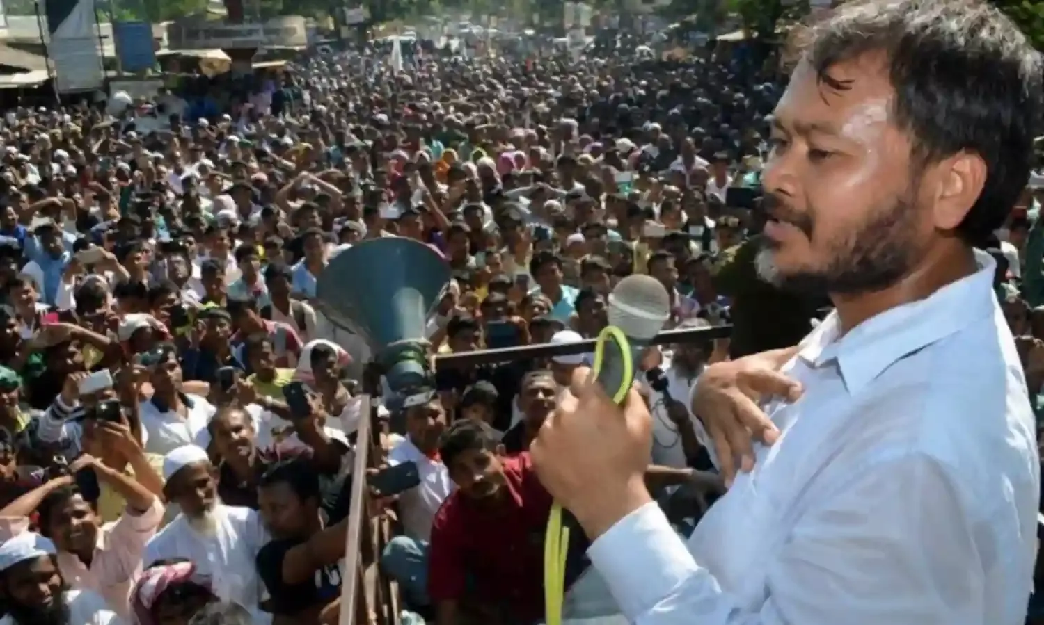 Assam Police Re-Arrests Akhil Gogoi Assam Police Re-Arrests Akhil Gogoi