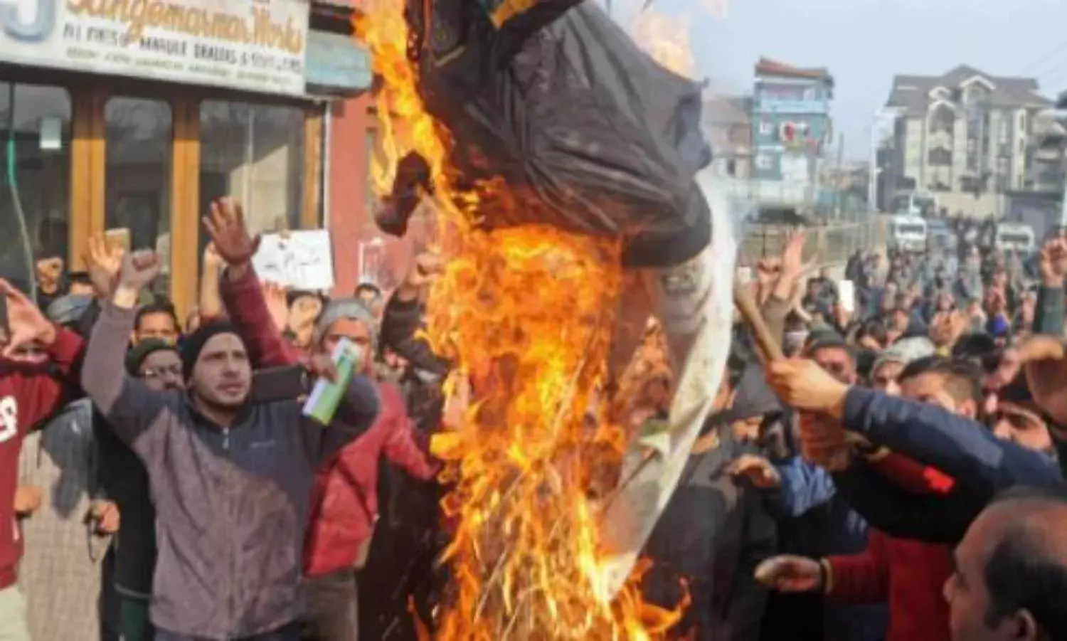 Kashmiris Protest For Palestinians